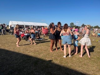 Revellers at Stotfest